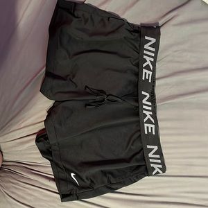Size medium black Nike dri-fit shorts